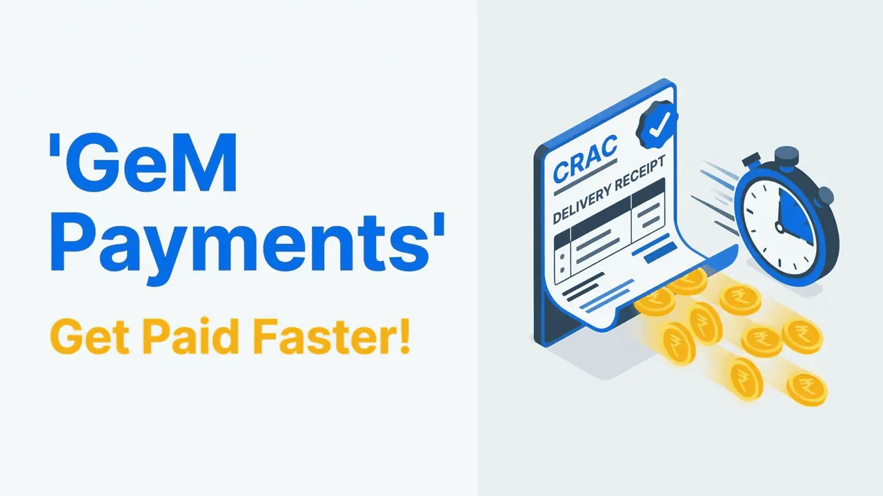 GeM CRAC & Delayed Payments: How to Get Paid Faster by Government Buyers