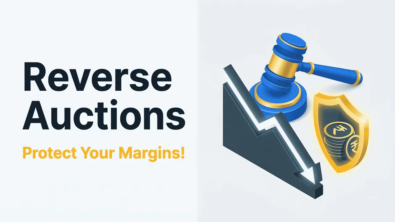 Mastering Reverse Auctions (RA) on GeM: How to Win Without Destroying Your Margins